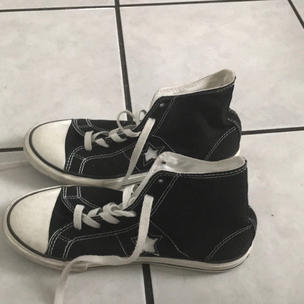 High top black converse